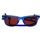 Zegarki & Biżuteria  okulary przeciwsłoneczne Ray-ban Occhiali da Sole  Wayfarer RB2140 6587C5 Laccetto Niebieski