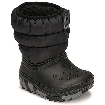 Buty Chłopiec Śniegowce Crocs Classic Neo Puff Boot T Czarny