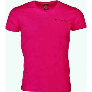 tekstylia Męskie T-shirty z krótkim rękawem David Copper 6694332 Różowy