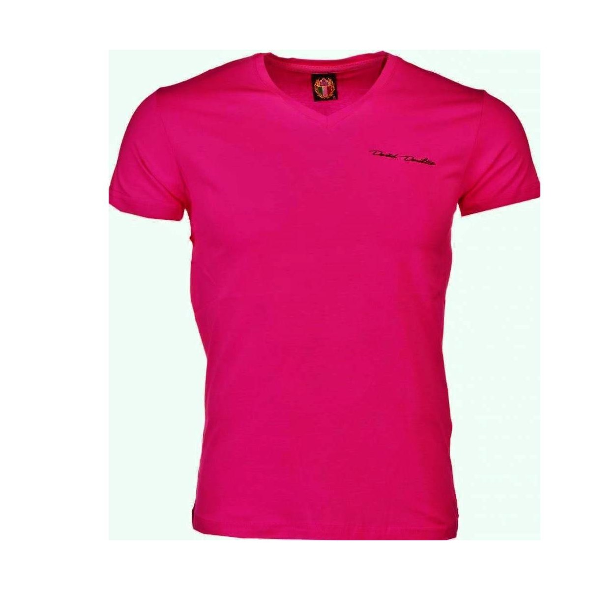 tekstylia Męskie T-shirty z krótkim rękawem David Copper 6694332 Różowy