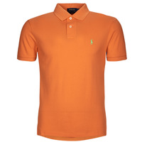 tekstylia Męskie Koszulki polo z krótkim rękawem Polo Ralph Lauren POLO AJUSTE SLIM FIT EN COTON BASIC MESH Pomarańczowy / Pomarańczowy