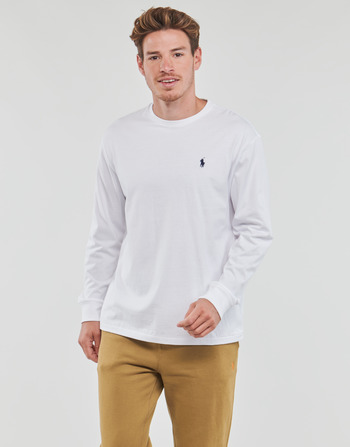 tekstylia Męskie T-shirty z długim rękawem Polo Ralph Lauren SSCNM2-SHORT SLEEVE-T-SHIRT Biały