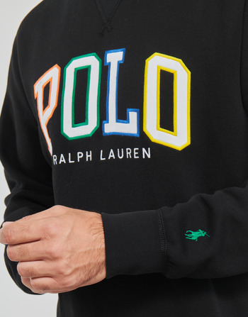 Polo Ralph Lauren LSCNM4-LONG SLEEVE-SWEATSHIRT Czarny / Wielokolorowy