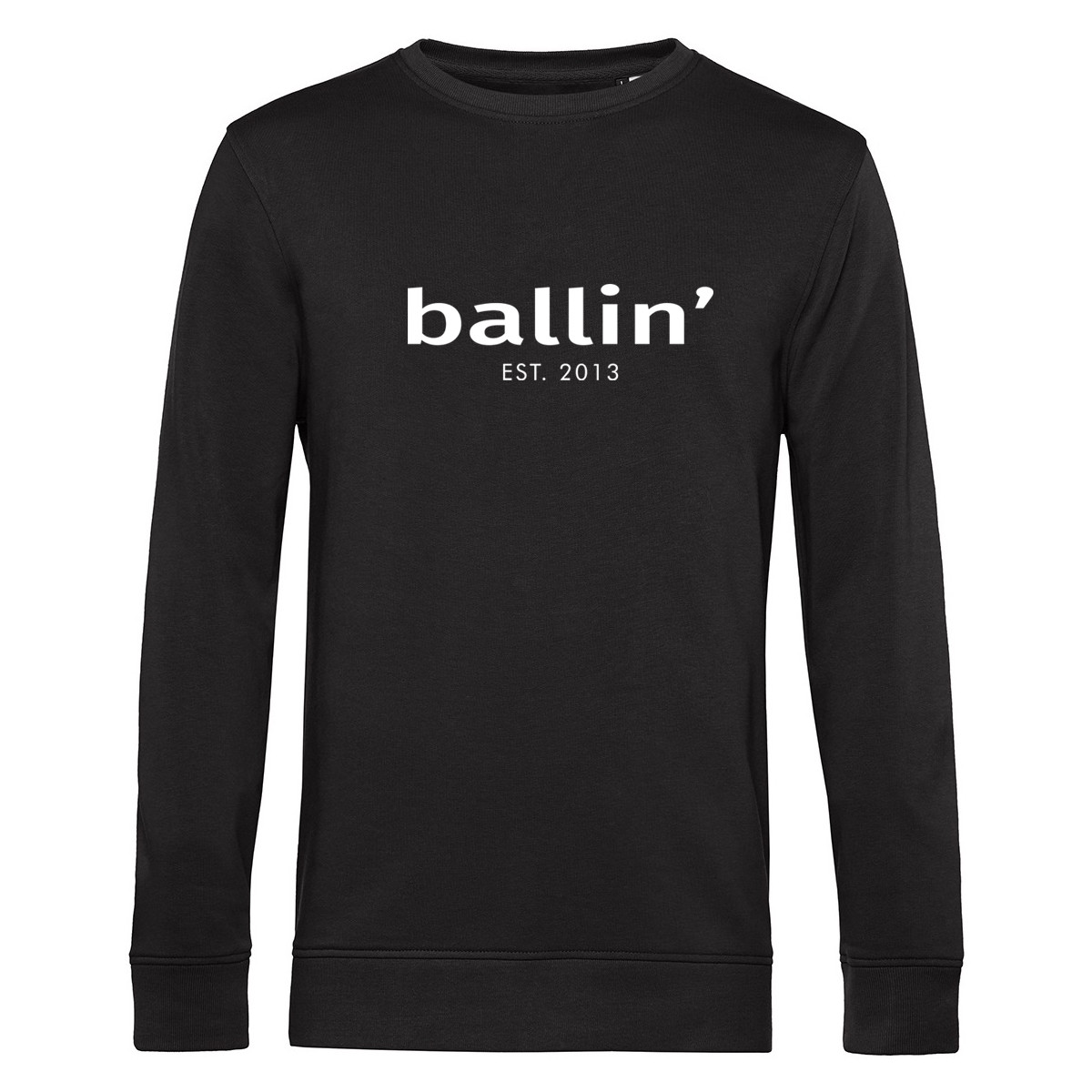 tekstylia Męskie Bluzy Ballin Est. 2013 Basic Sweater Czarny