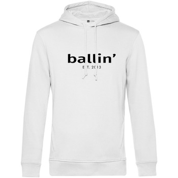 tekstylia Męskie Bluzy Ballin Est. 2013 Basic Hoodie Biały