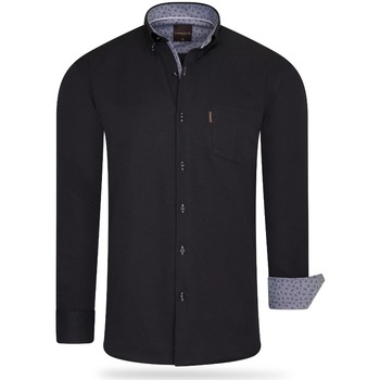 tekstylia Damskie Koszule Cappuccino Italia Regular Fit Overhemd Black Czarny