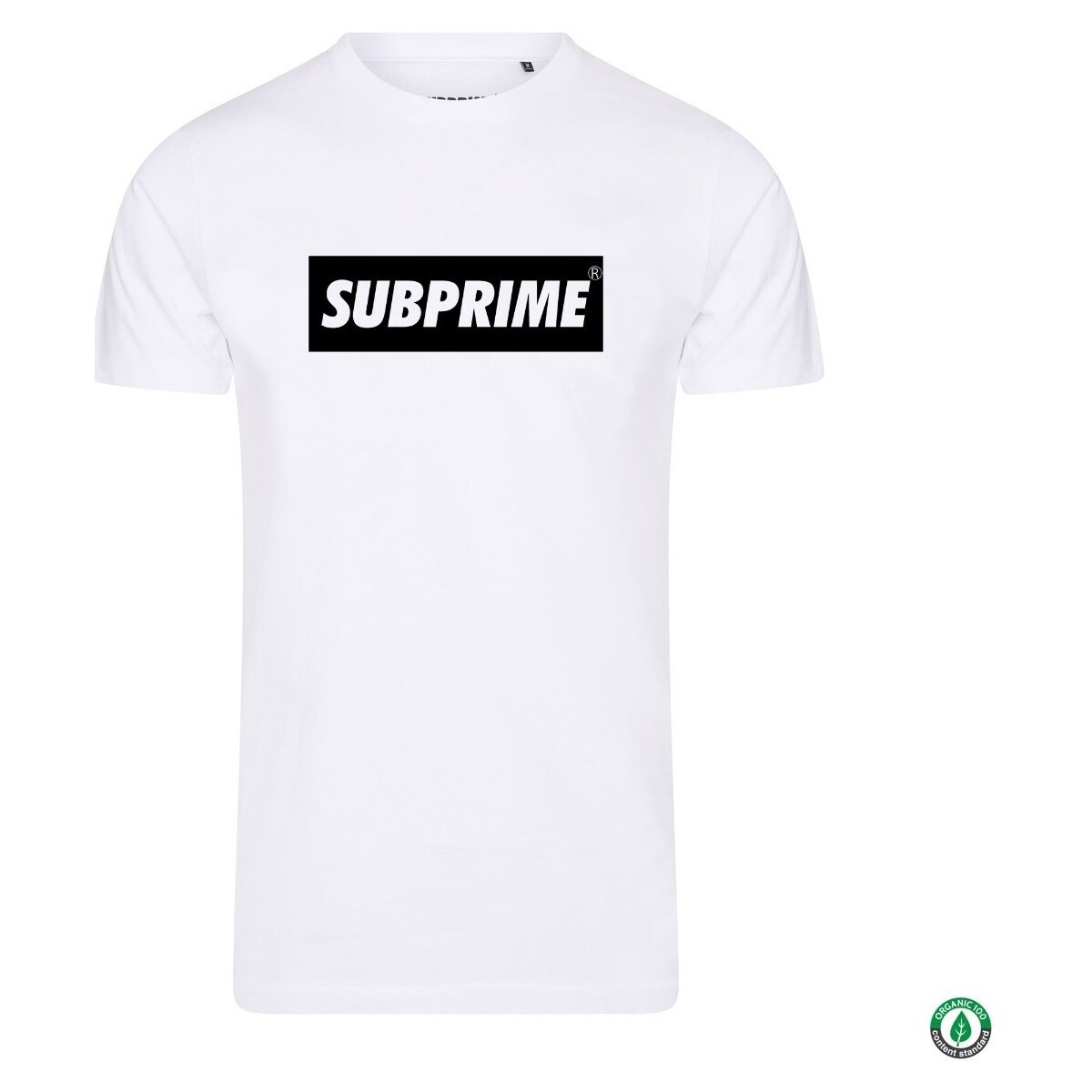 tekstylia Męskie T-shirty z krótkim rękawem Subprime Shirt Block White Biały