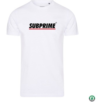 tekstylia T-shirty z krótkim rękawem Subprime Shirt Stripe White Biały