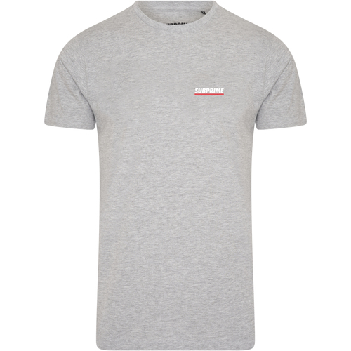 tekstylia Męskie T-shirty z krótkim rękawem Subprime Shirt Chest Logo Grey Szary