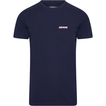 tekstylia Męskie T-shirty z krótkim rękawem Subprime Shirt Chest Logo Navy Niebieski