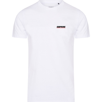 tekstylia Męskie T-shirty z krótkim rękawem Subprime Shirt Chest Logo White Biały