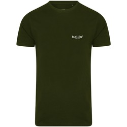 tekstylia Męskie T-shirty z krótkim rękawem Ballin Est. 2013 Small Logo Shirt Zielony