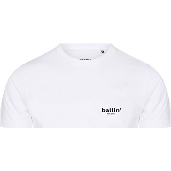tekstylia Męskie T-shirty z krótkim rękawem Ballin Est. 2013 Small Logo Shirt Biały
