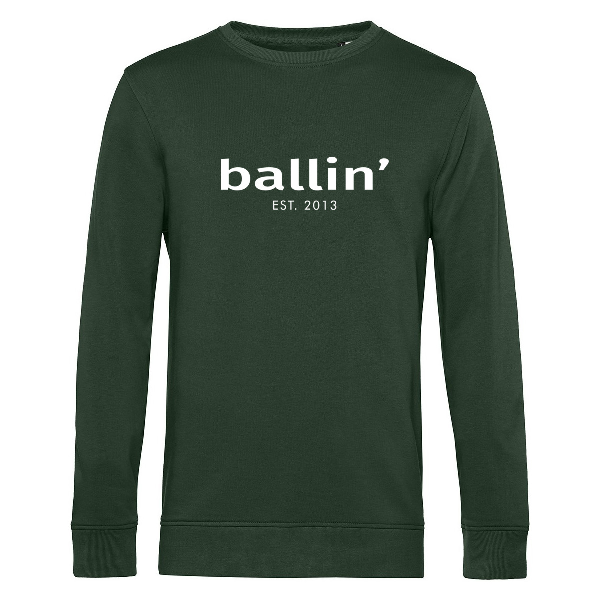 tekstylia Męskie Bluzy Ballin Est. 2013 Basic Sweater Zielony