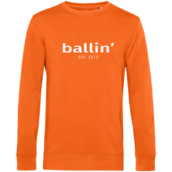 tekstylia Męskie Bluzy Ballin Est. 2013 Basic Sweater Pomarańczowy