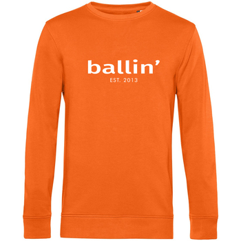 tekstylia Męskie Bluzy Ballin Est. 2013 Basic Sweater Pomarańczowy