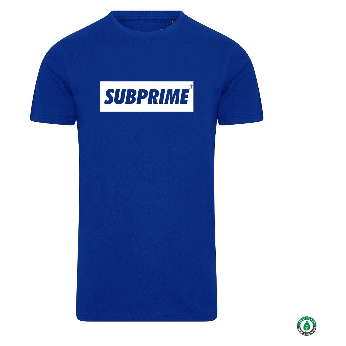 tekstylia Męskie T-shirty z krótkim rękawem Subprime Shirt Block Royal Niebieski