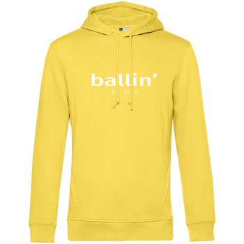 tekstylia Męskie Bluzy Ballin Est. 2013 Basic Hoodie Żółty