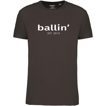 tekstylia Męskie T-shirty z krótkim rękawem Ballin Est. 2013 Regular Fit Shirt Szary