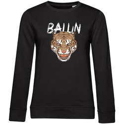tekstylia Damskie Bluzy Ballin Est. 2013 Tiger Sweater Czarny