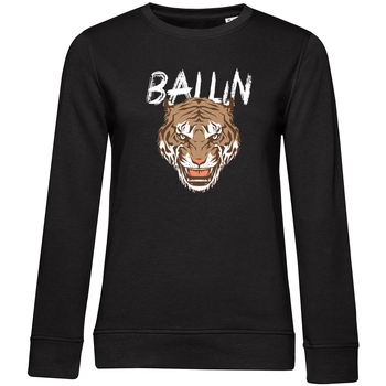 tekstylia Damskie Bluzy Ballin Est. 2013 Tiger Sweater Czarny