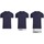 tekstylia Męskie T-shirty z krótkim rękawem Cappuccino Italia 4-Pack T-shirts Niebieski