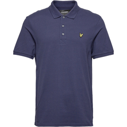 tekstylia Męskie Koszulki polo z krótkim rękawem Lyle & Scott Plain Polo Shirt Niebieski