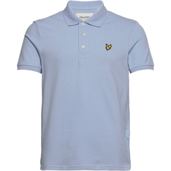 tekstylia Męskie Koszulki polo z krótkim rękawem Lyle & Scott Plain Polo Shirt Niebieski
