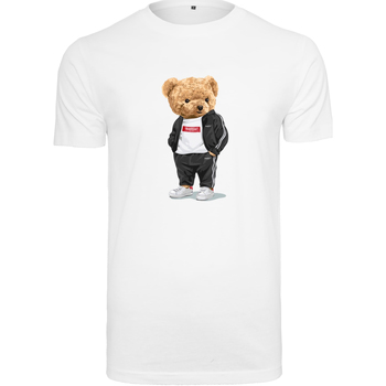 tekstylia Męskie T-shirty z krótkim rękawem Ballin Est. 2013 Bear Tracksuit Tee Biały