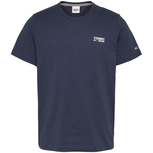 tekstylia Męskie T-shirty z krótkim rękawem Tommy Jeans Logo Shirt Niebieski