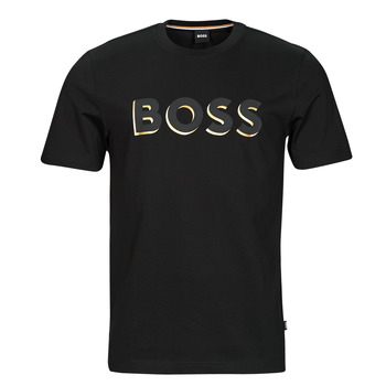 tekstylia Męskie T-shirty z krótkim rękawem BOSS Tiburt 339 Czarny / Złoty