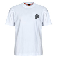 tekstylia Męskie T-shirty z krótkim rękawem BOSS Tevarsity Biały