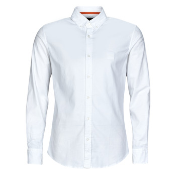 tekstylia Męskie Koszule z długim rękawem BOSS Mabsoot_2 Biały