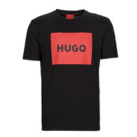 tekstylia Męskie T-shirty z krótkim rękawem HUGO Dulive222 Czarny / Czerwony
