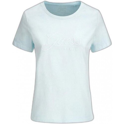 tekstylia Damskie T-shirty i Koszulki polo Guess W2GI09 I3Z00 Niebieski