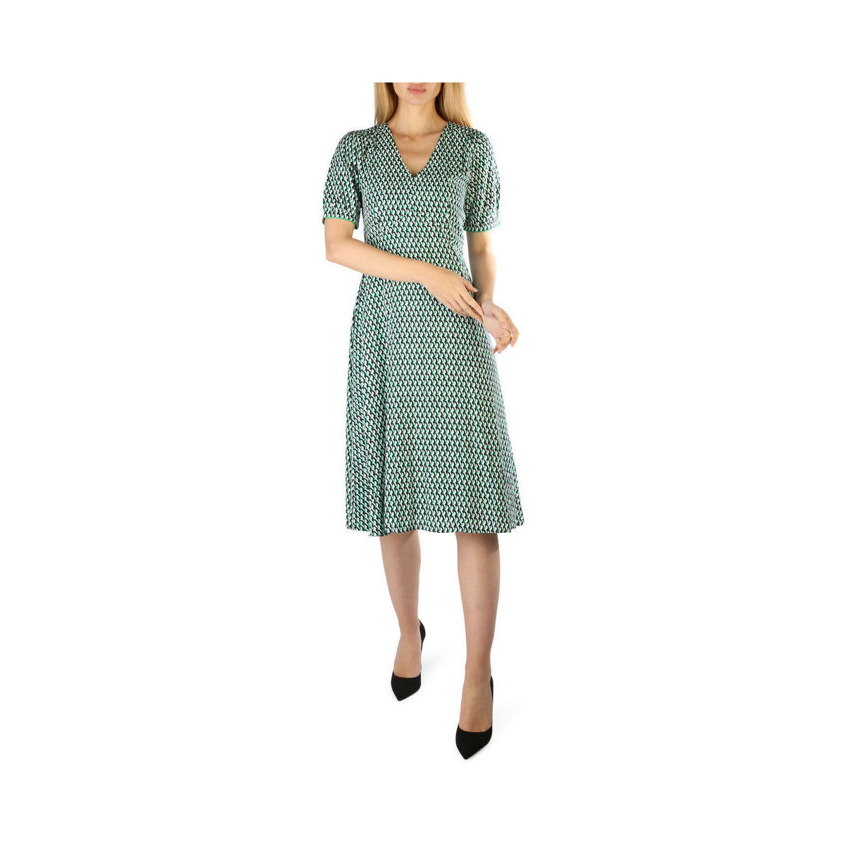 tekstylia Damskie Sukienki Tommy Hilfiger - ww0ww30359 Zielony