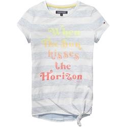 tekstylia Dziewczynka T-shirty z krótkim rękawem Tommy Hilfiger  Wielokolorowy