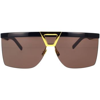 Zegarki & Biżuteria  Damskie okulary przeciwsłoneczne Yves Saint Laurent Occhiali da Sole Saint Laurent SL 537 PALACE 001 Czarny