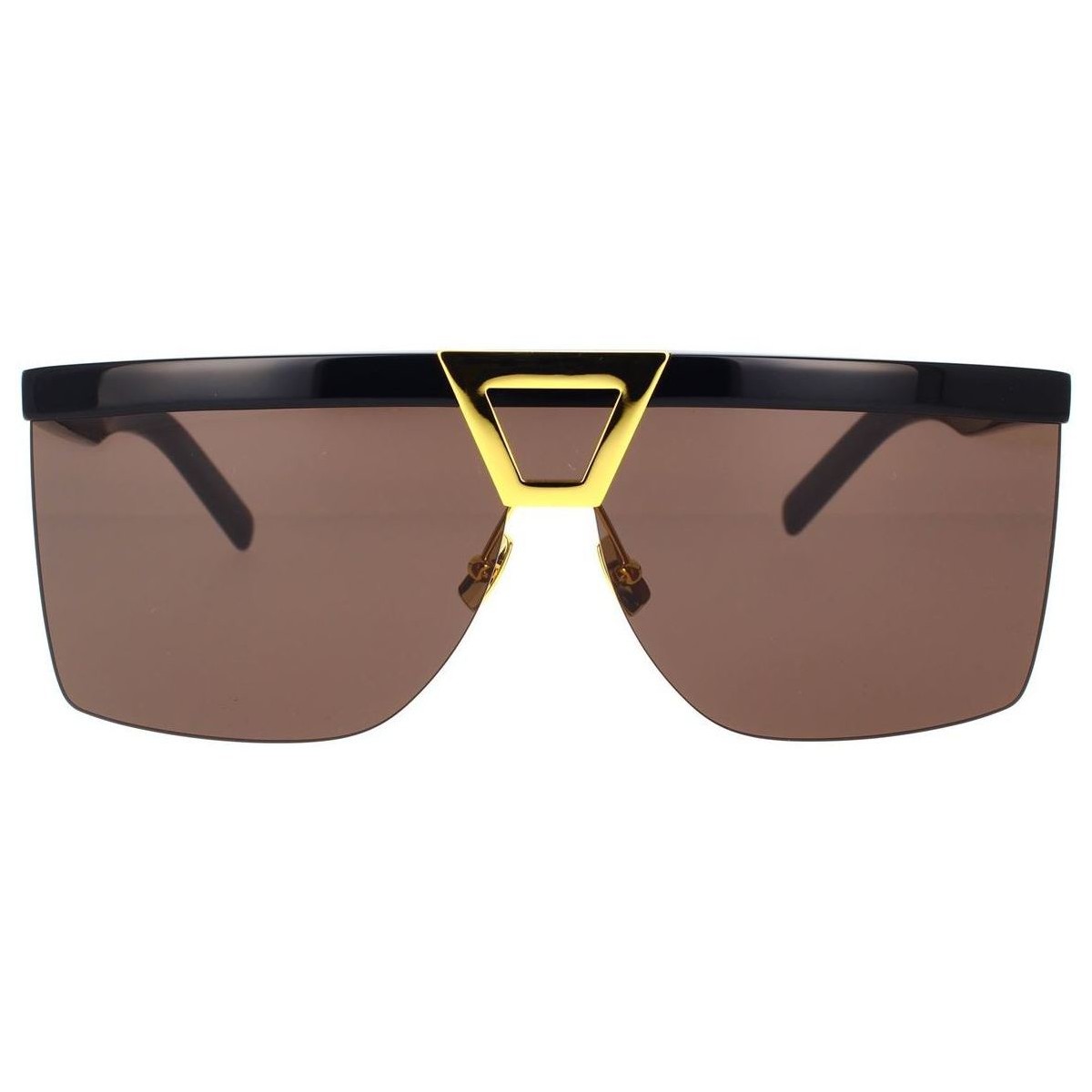Zegarki & Biżuteria  Damskie okulary przeciwsłoneczne Yves Saint Laurent Occhiali da Sole Saint Laurent SL 537 PALACE 001 Czarny