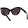 Zegarki & Biżuteria  Damskie okulary przeciwsłoneczne Balenciaga Occhiali da Sole  BB0217S 001 Czarny