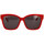 Zegarki & Biżuteria  okulary przeciwsłoneczne Balenciaga Occhiali da Sole  BB0102SA 003 Czerwony