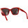 Zegarki & Biżuteria  okulary przeciwsłoneczne Balenciaga Occhiali da Sole  BB0102SA 003 Czerwony