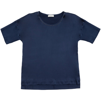 tekstylia Damskie T-shirty i Koszulki polo Panicale Cashmere  Niebieski