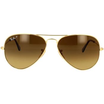 Zegarki & Biżuteria  okulary przeciwsłoneczne Ray-ban Occhiali da Sole  Aviator RB3025 001/M2 Złoty