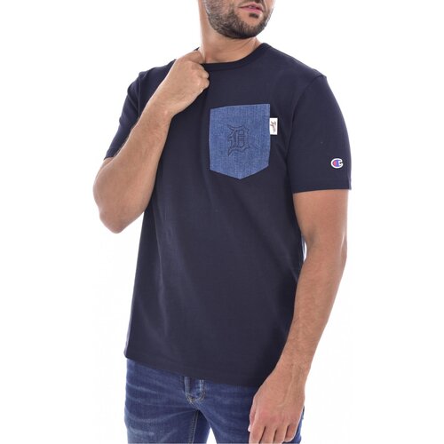 tekstylia Męskie T-shirty z krótkim rękawem Champion 214627 BS501 Niebieski