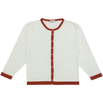 tekstylia Swetry rozpinane / Kardigany Panicale Cashmere  Biały