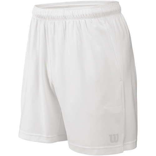 tekstylia Męskie Krótkie spodnie Wilson Rush 7 Woven Short Biały