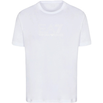tekstylia Męskie T-shirty i Koszulki polo Ea7 Emporio Armani 3LPT81 PJM9Z Biały