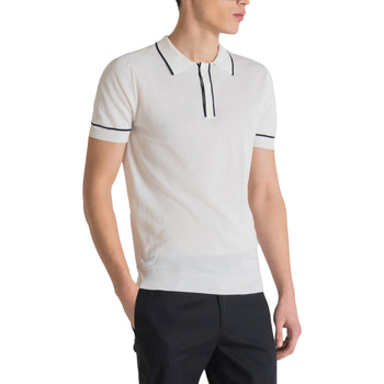 tekstylia Męskie T-shirty i Koszulki polo Antony Morato MMSW01263 YA100062 Biały