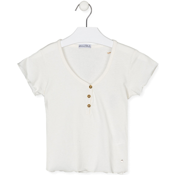 tekstylia Dziecko T-shirty i Koszulki polo Losan 21G-1022AL Biały